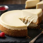 The Ultimate New York Style Cheesecake: 3 Scientific Secrets to a Flawless, Crack-Free Surface