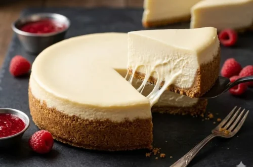 The Ultimate New York Style Cheesecake: 3 Scientific Secrets to a Flawless, Crack-Free Surface