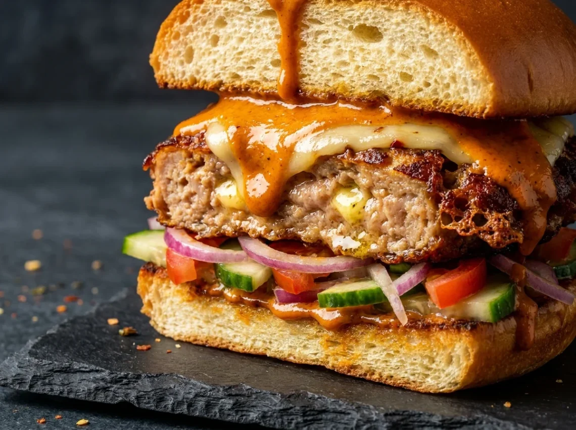 Ultimate Butter Chicken Smash Burgers