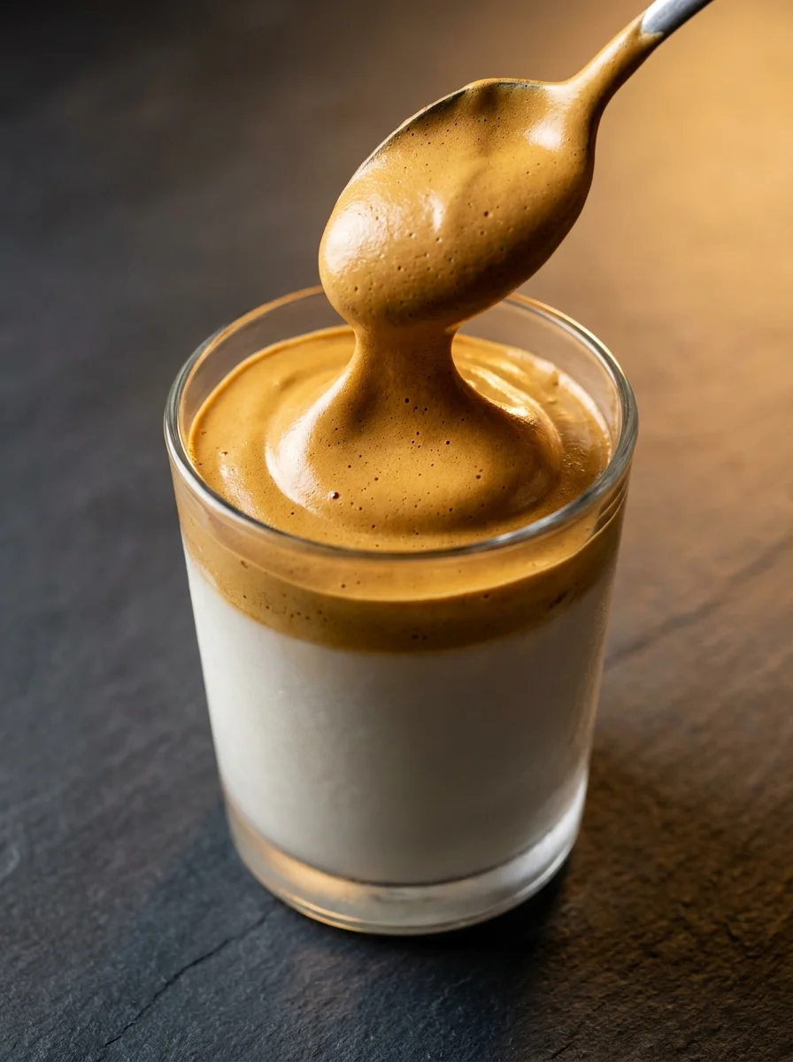 Scientific Dalgona Coffee Secrets fluffy whipped coffee foam stiff peaks macro shot professional recipe