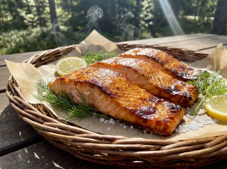 Air Fryer Frozen Salmon