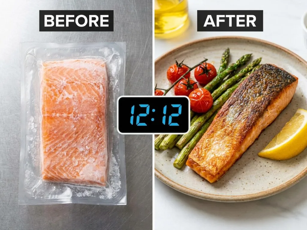 Air Fryer Frozen Salmon