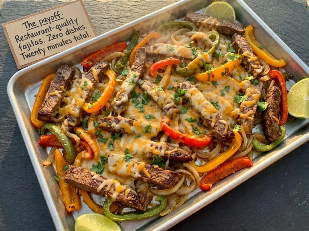 Sheet Pan Steak Fajitas: A Gourmet Mexican Dinner with Zero Cleanup