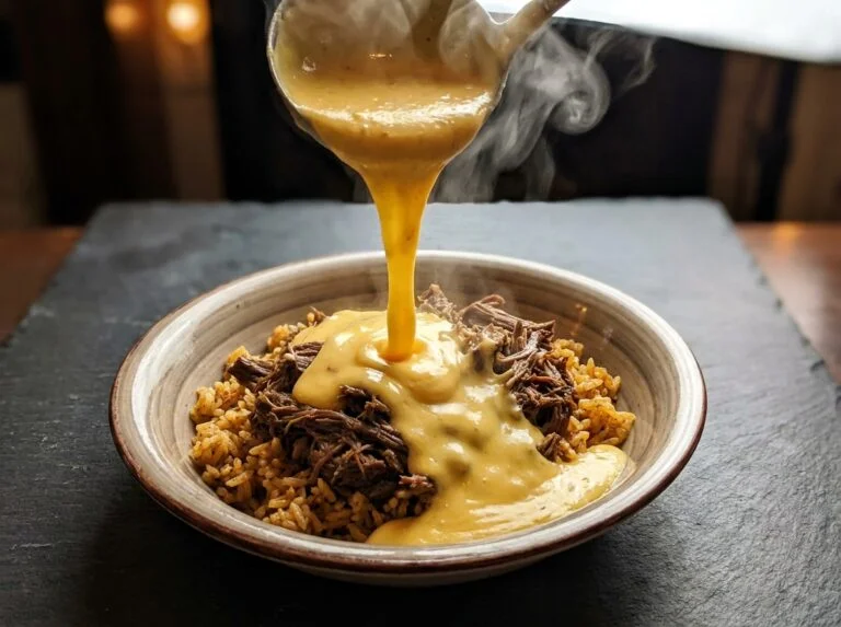 Better Than Chipotle! Easy 15-Minute Barbacoa Bowl Recipe with Cilantro Lime Rice. The ultimate healthy dinner dupe by Chef Albert at Taste Pillar.