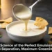 Creamy white queso dip being poured from a ladle showing perfect smooth texture with zero separation