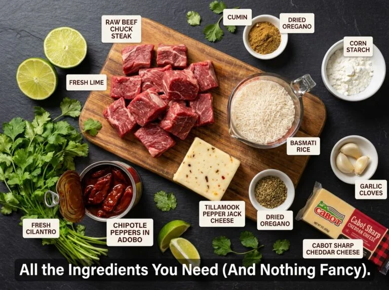 Better Than Chipotle! Easy 15-Minute Barbacoa Bowl Recipe with Cilantro Lime Rice. The ultimate healthy dinner dupe by Chef Albert at Taste Pillar.