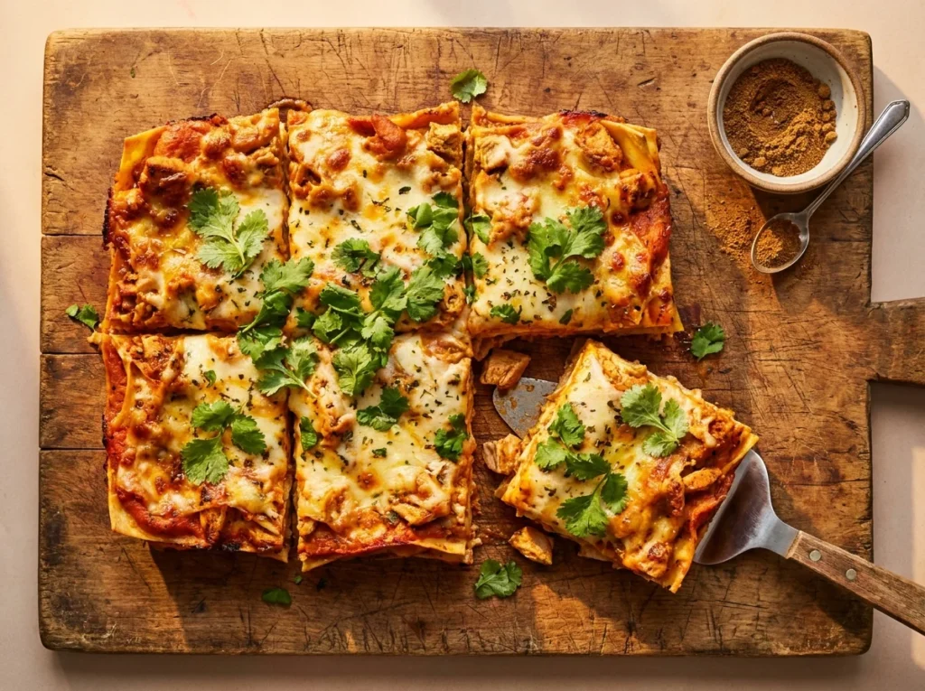 Flawless Butter Chicken Lasagna