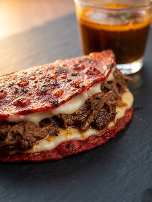 The Crispiest Birria Tacos