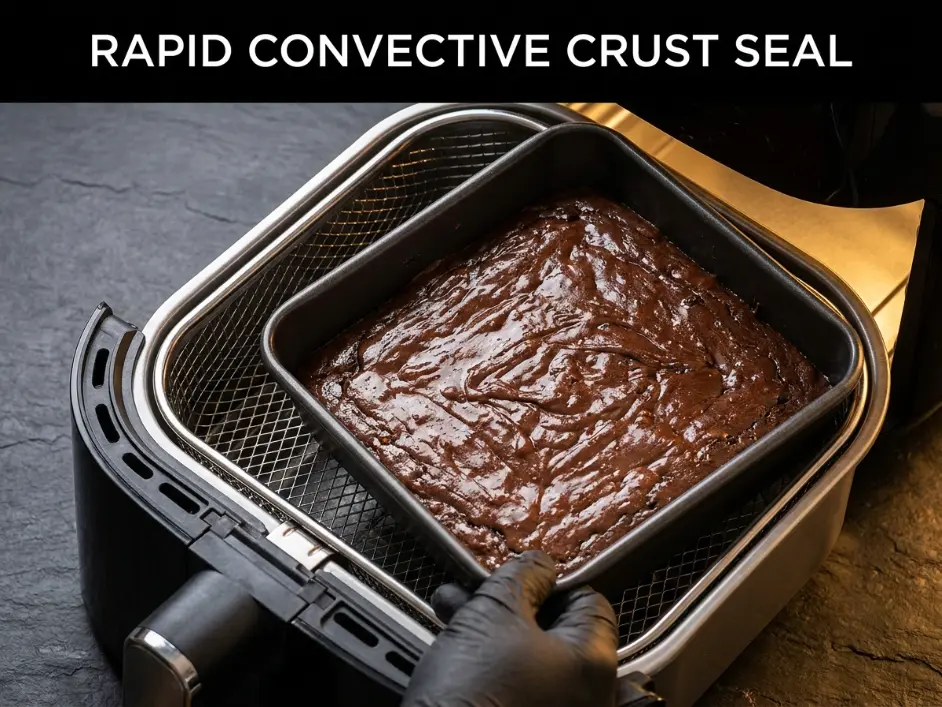 Fudgiest Air Fryer Brownies