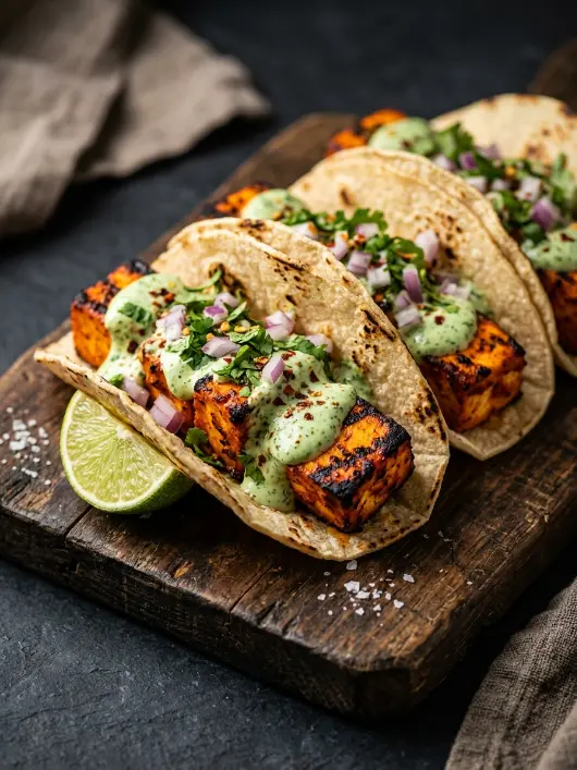 Paneer Tikka Tacos