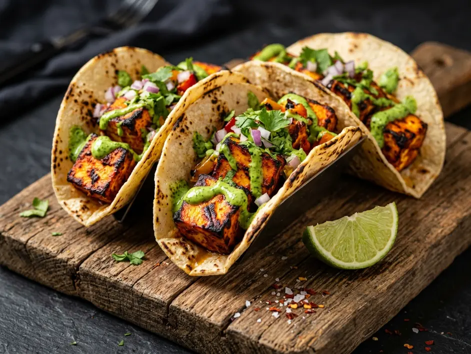 Paneer Tikka Tacos