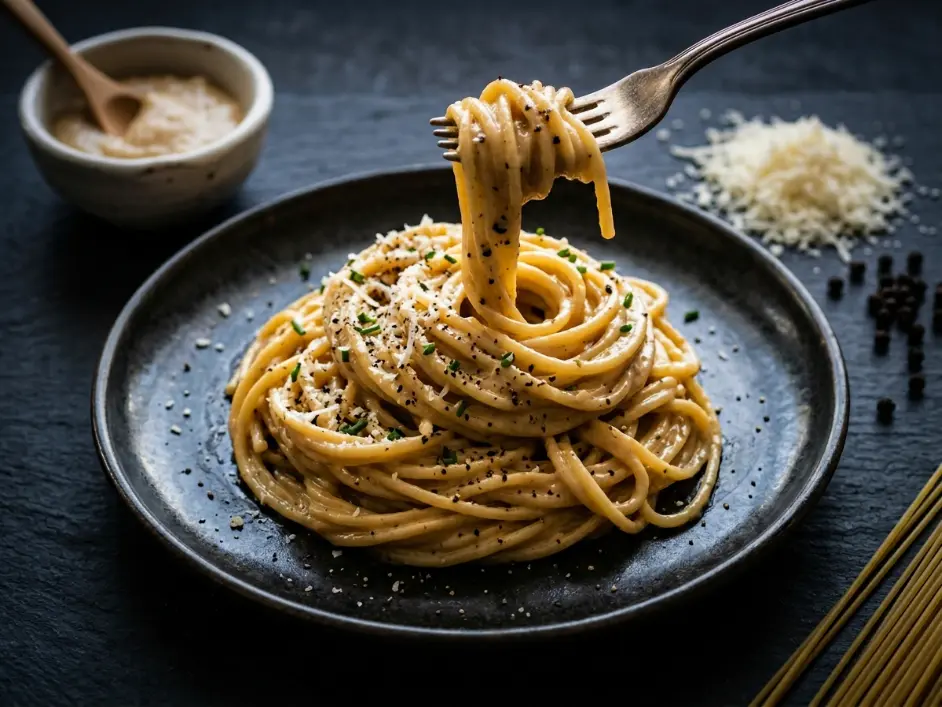 miso cacio e pepe