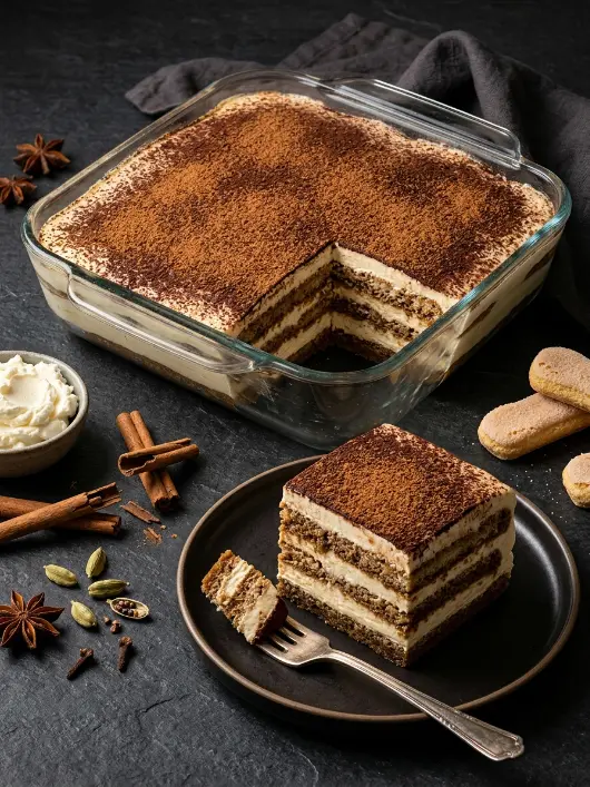 chai-spiced tiramisu
