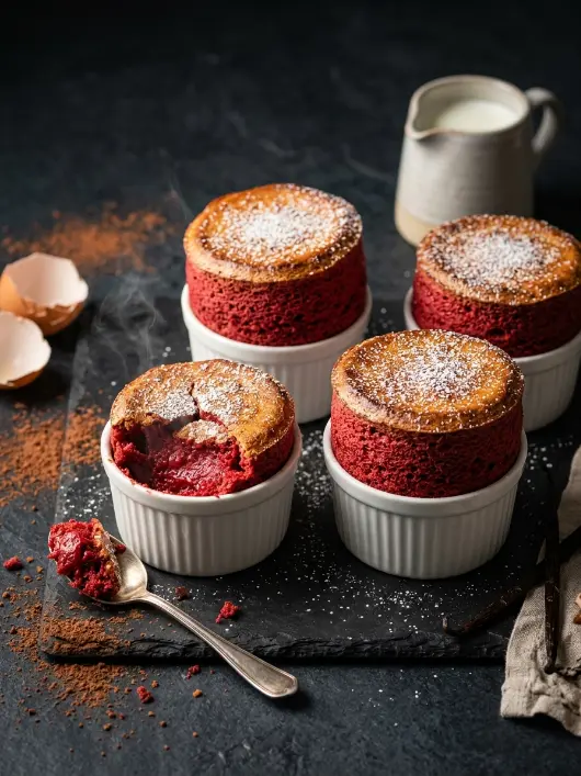 Red Velvet Soufflé