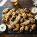 Air Fryer Garlic Parmesan Wings