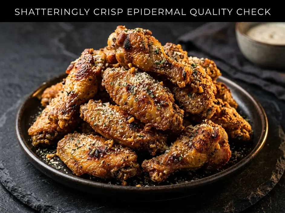 Air Fryer Garlic Parmesan Wings