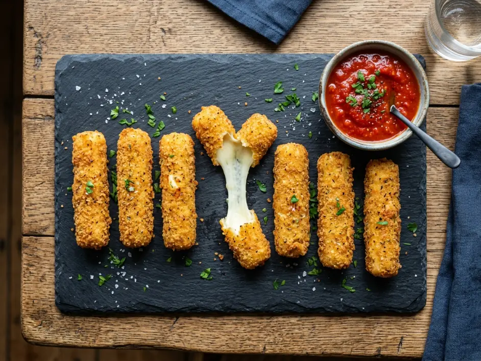 Air Fryer Mozzarella Sticks