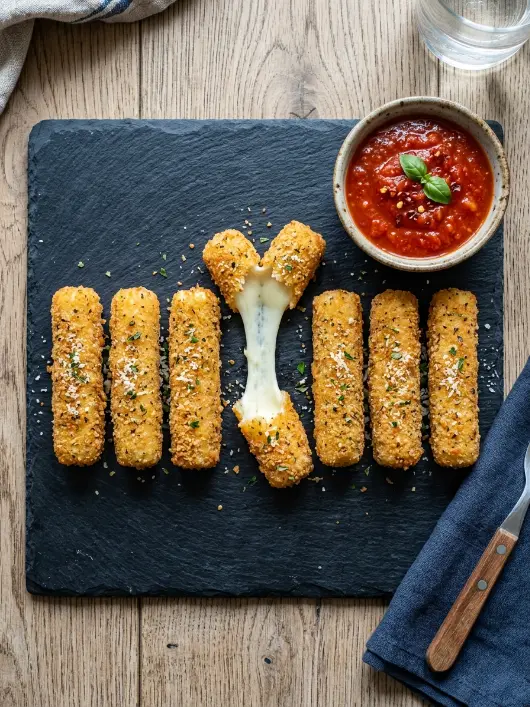 Air Fryer Mozzarella Sticks