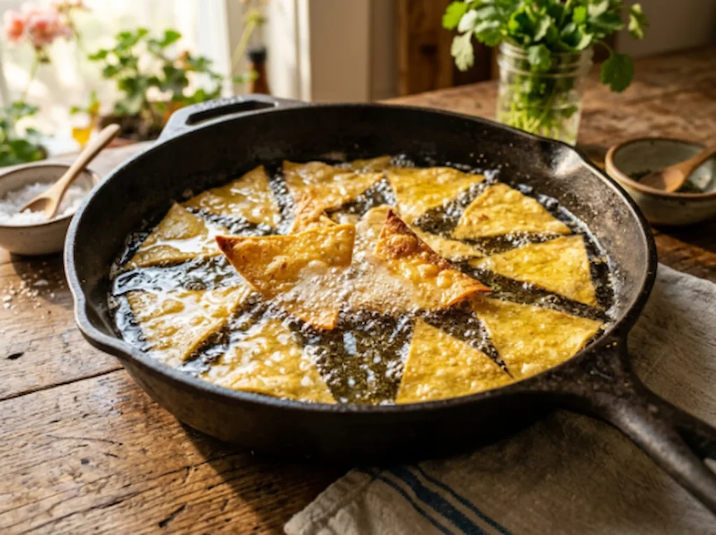 Cheesy Chicken Chilaquiles Rojos