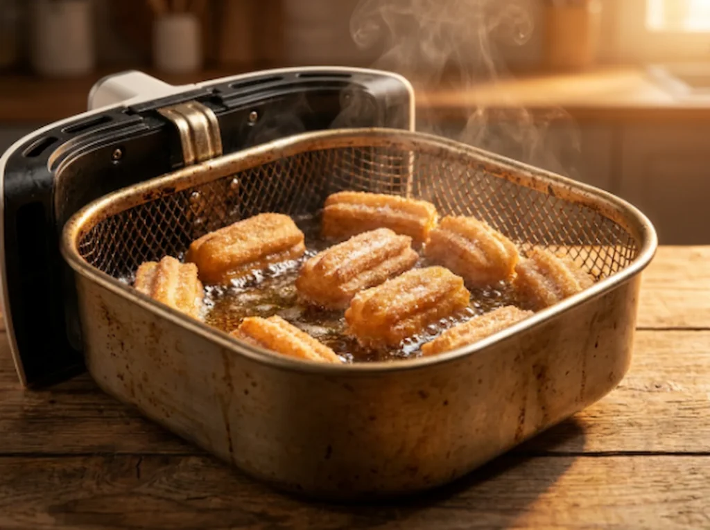 Air Fryer Churro Bites