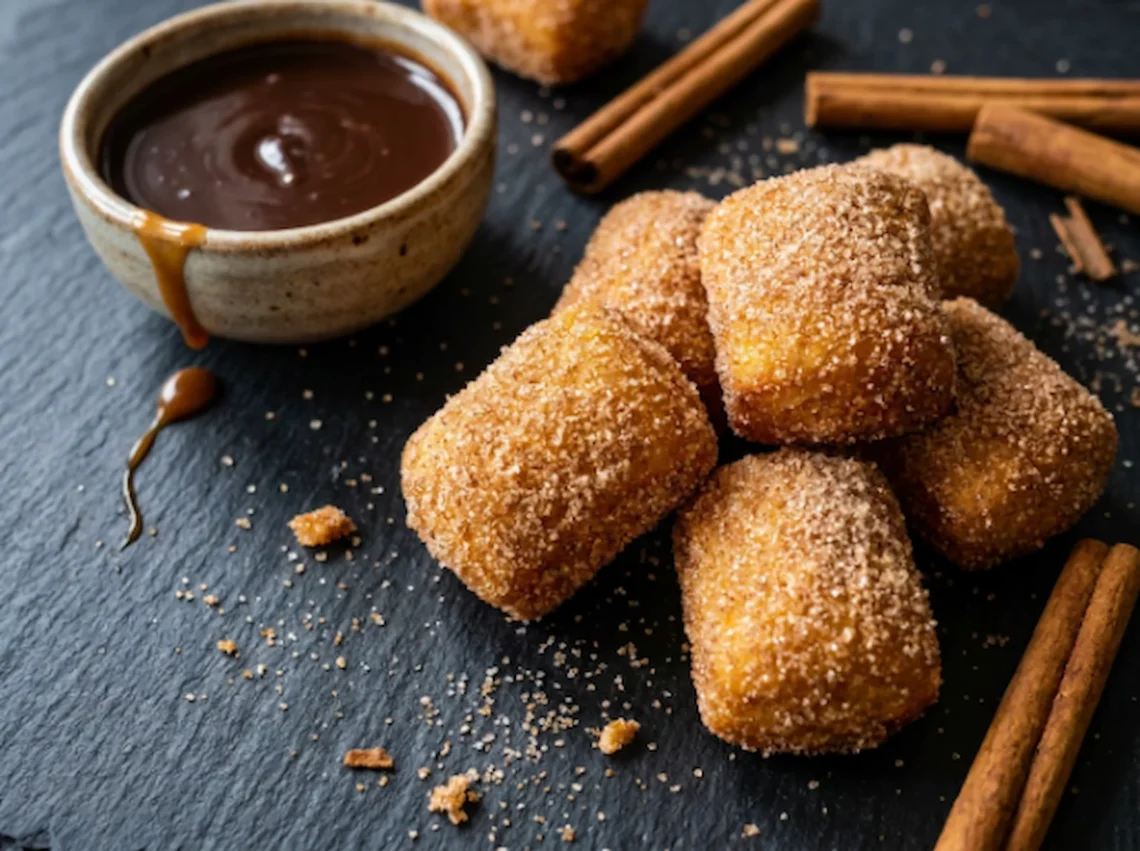 Air Fryer Churro Bites
