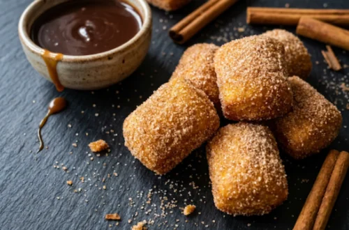 Air Fryer Churro Bites