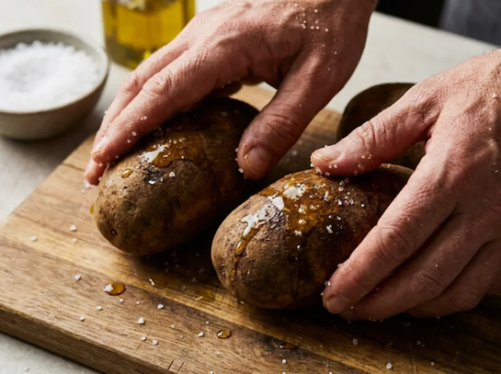 Air Fryer Baked Potatoes