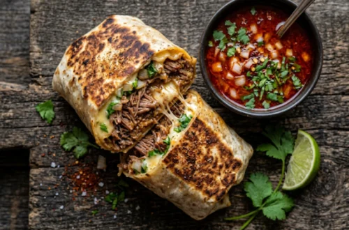 Beef Quesabirria Burrito